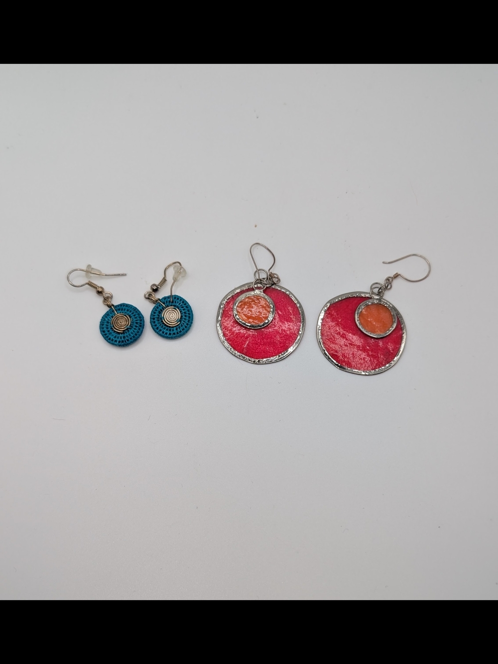 Set Of 2 Handcrafted DropEarrings